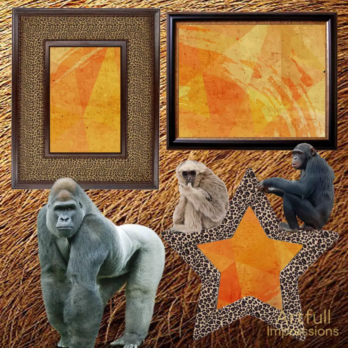 Primates - Jungle Safari Monkey & Gorilla