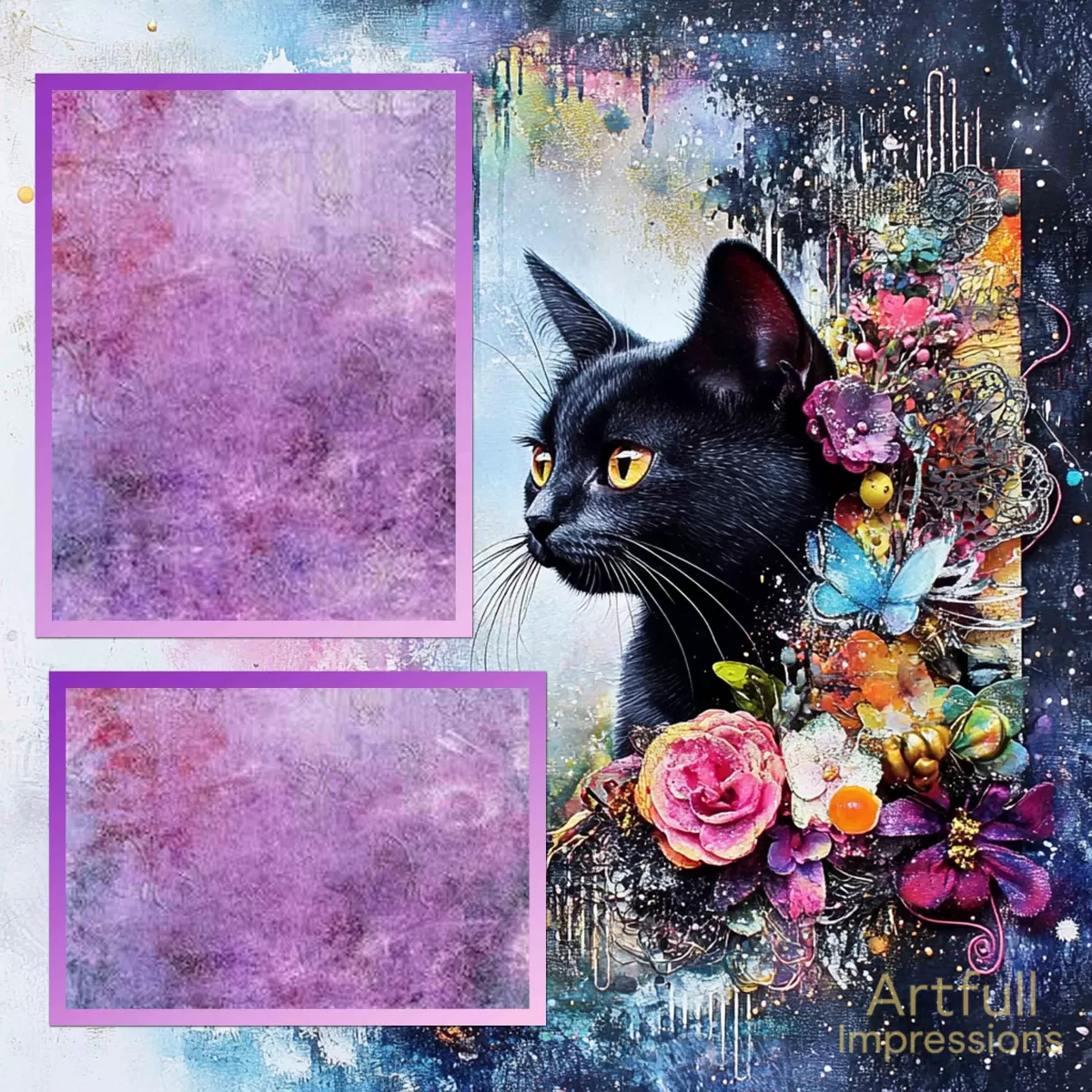 Mystical Black Cat