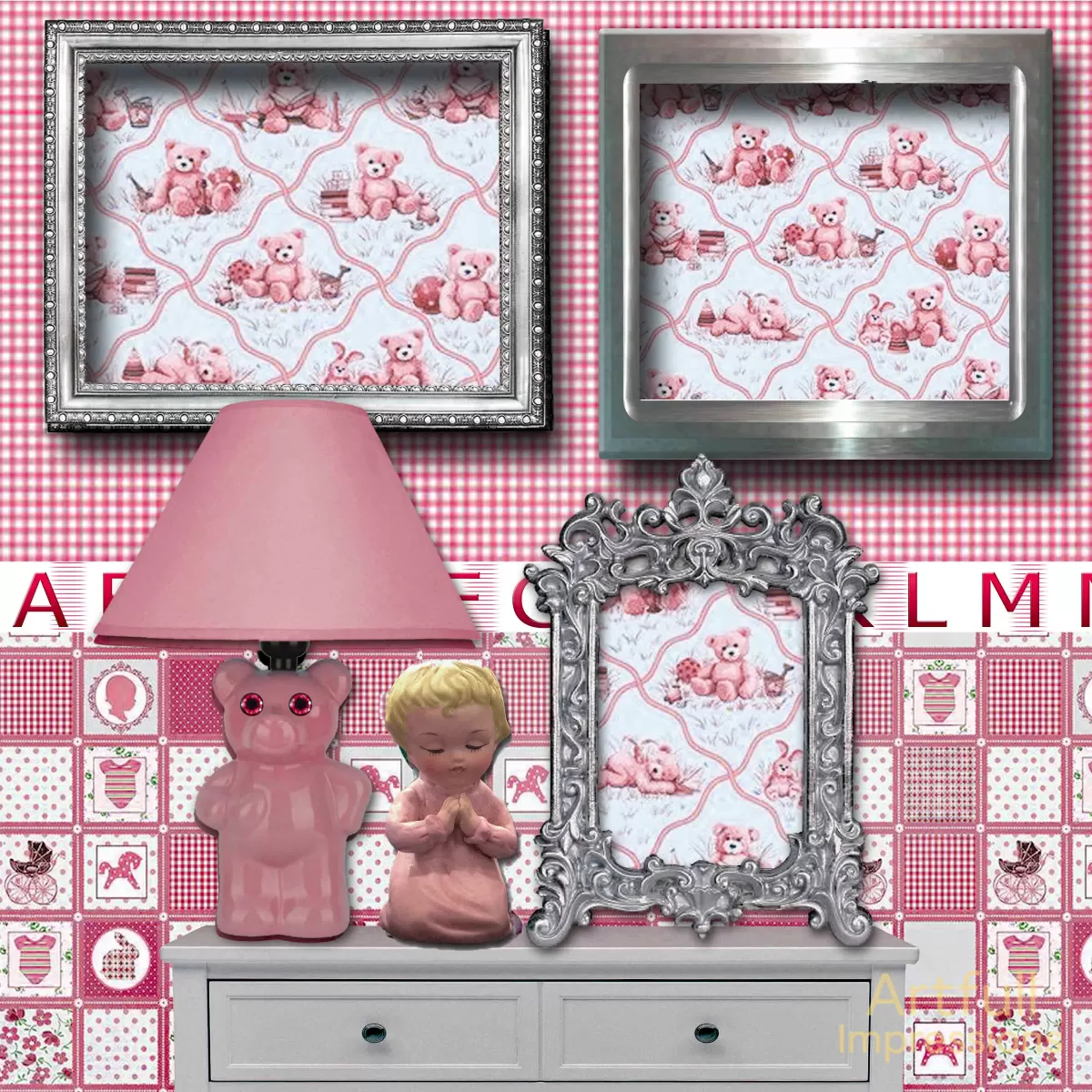 Sweet Slumber in Pink – Two Page Nursery Set