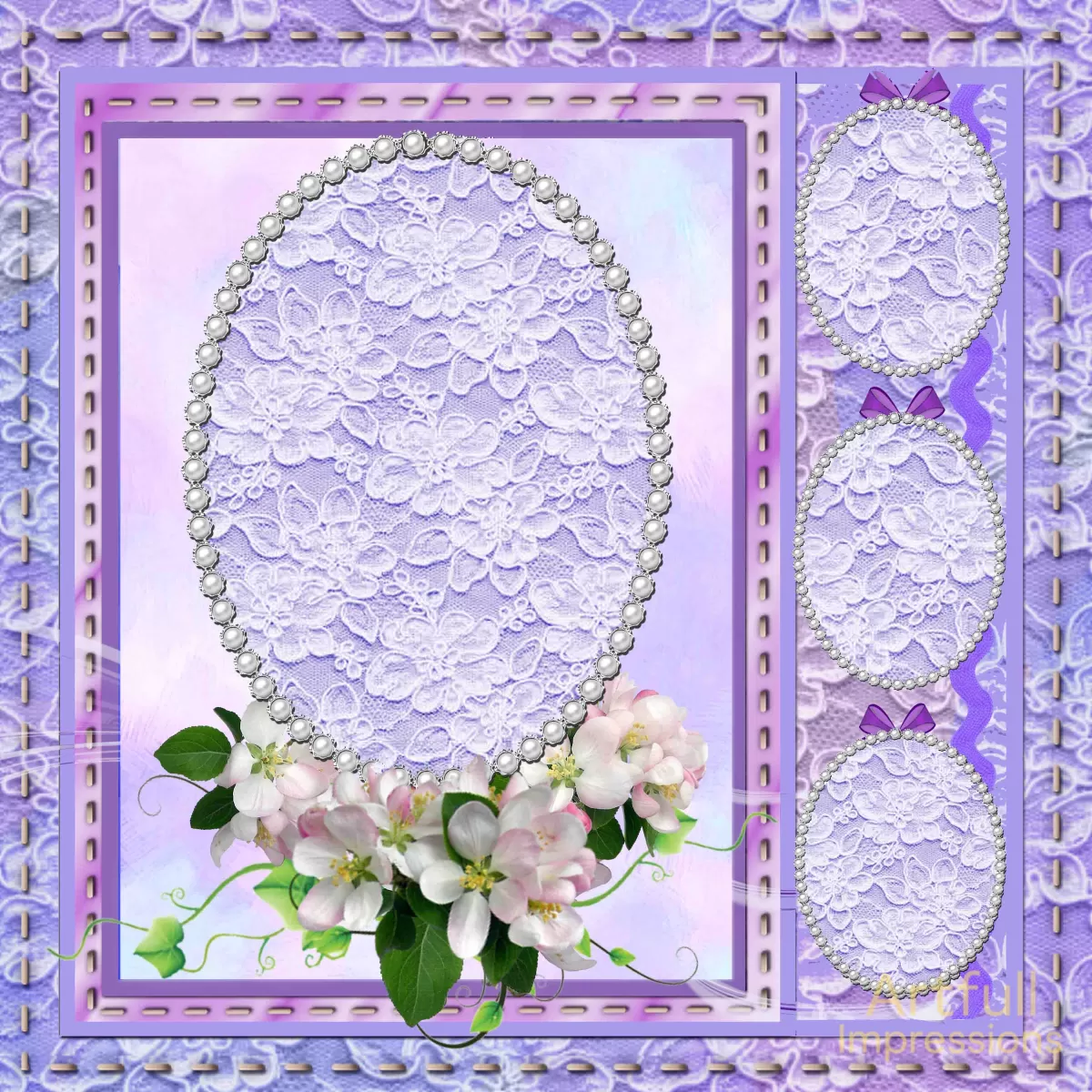 Lace & Lavender Set (2 Pages)