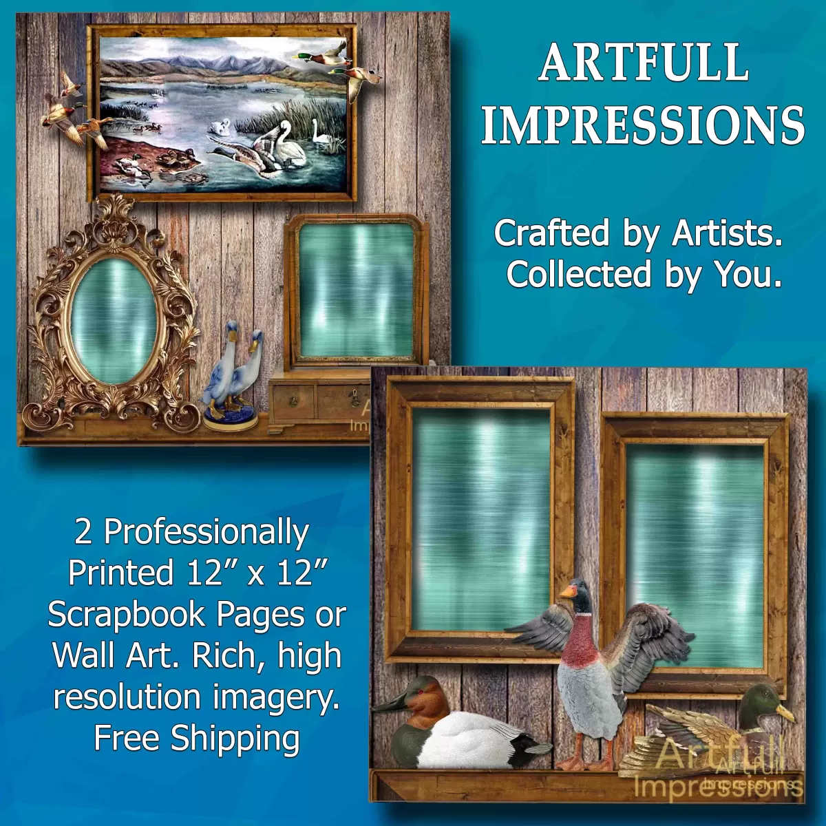 Rustic Duck Lodge – 2-Pages