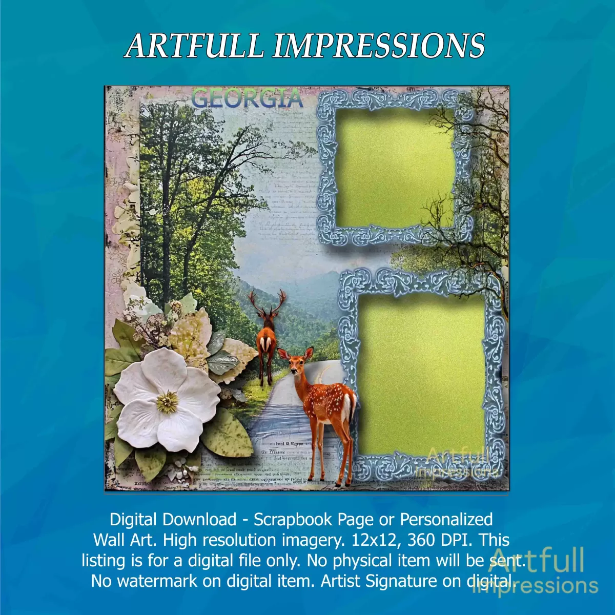 Georgia Mountain Serenity– Rustic Wildlife & Southern Charm